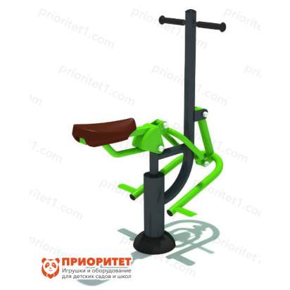 Уличный тренажер «Наездник» №5 для спортивных площадок сзади
