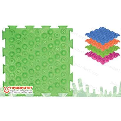 Детский ортопедический модульный коврик Ортодон «Колючки», мягкий 1