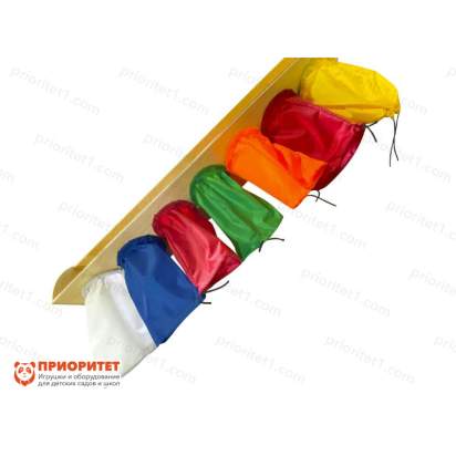 Настенный тактильный модуль с мешочками для детей