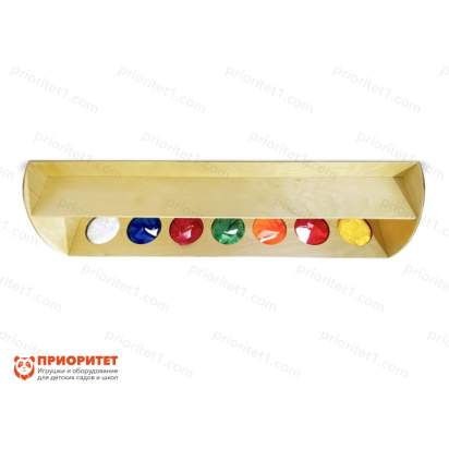 Настенный тактильный модуль с мешочками общий вид