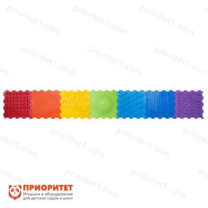 Детские ортопедические модульные коврики Ортодон набор 4 - «Радуга» 2