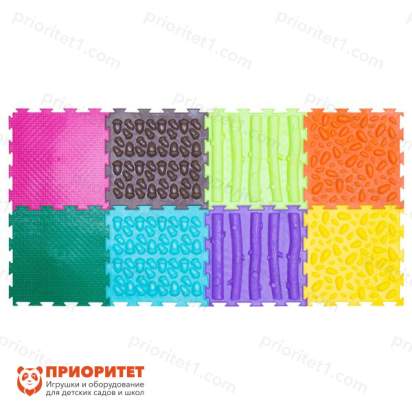 Детские ортопедические модульные коврики Ортодон набор 8 - «Лесная тропинка» 2