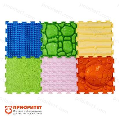 Детские ортопедические модульные коврики Ортодон набор 16 - «Морская черепашка»