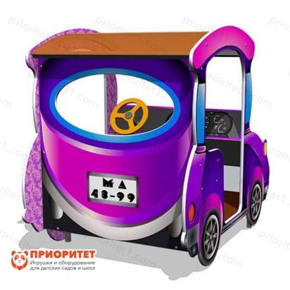 Машинка для детской площадки «Жучок» сзади