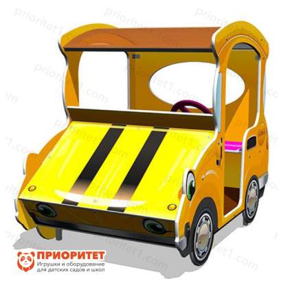 Машинка для детской площадки «Желтый Жучок» спереди