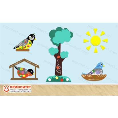 Комплексное настенное решение Птицы нашего края