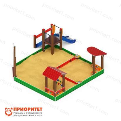 Песочный дворик С горкой (Ракушки) 3