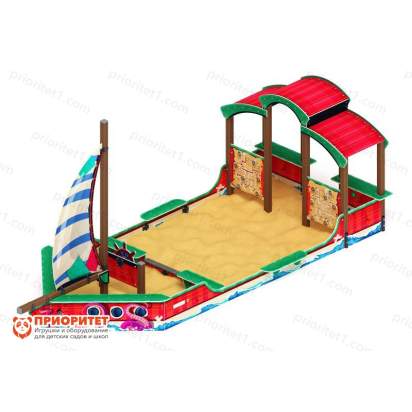 Песочный дворик Морская Яхта (мульт) для детской площадки 1