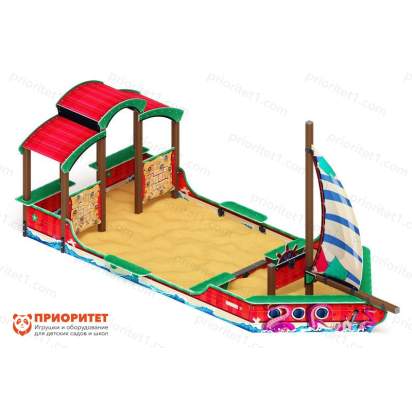 Песочный дворик Морская Яхта (мульт) для детской площадки 3