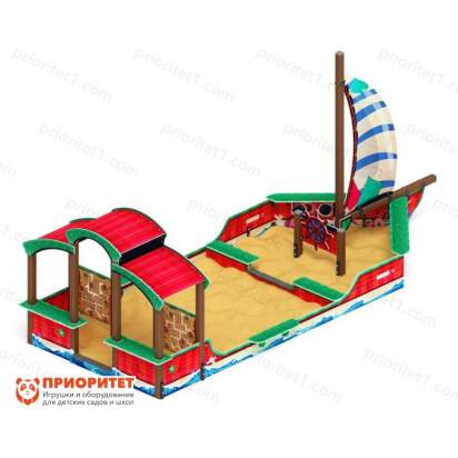 Песочный дворик Морская Яхта (мульт) для детской площадки 5