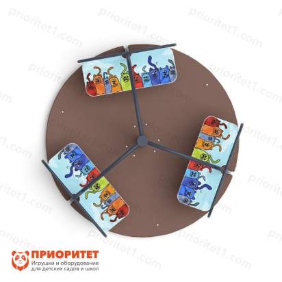 Карусель «Солнышко» (Коты) для детской площадки 3