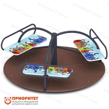 Карусель «Солнышко» (Коты) для детской площадки 4