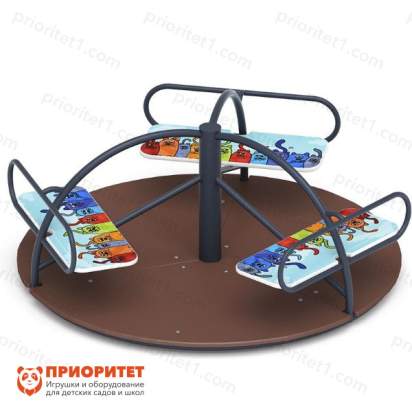 Карусель «Солнышко» (Коты) для детской площадки