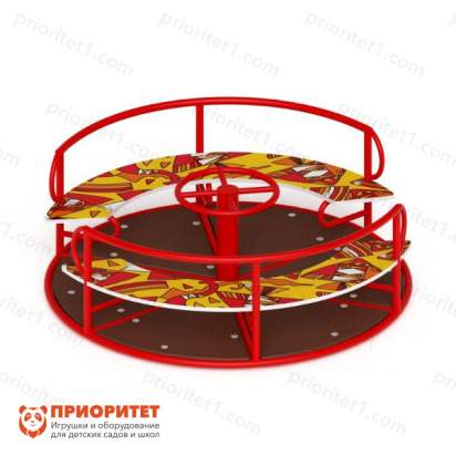 Карусель с рулем для детской площадки 5
