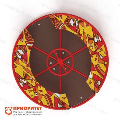 Карусель с рулем для детской площадки сверху