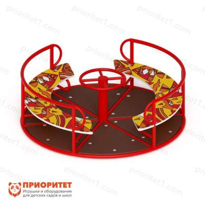 Карусель с рулем для детской площадки