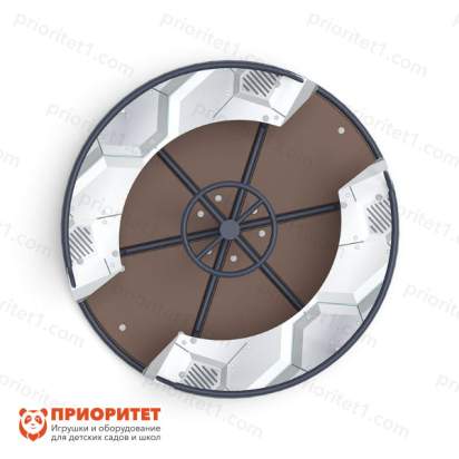 Карусель с рулем (Техно) для детской площадки сверху