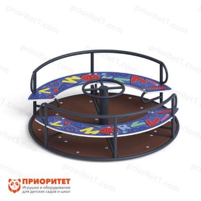 Карусель с рулем (Азбука) для детской площадки 4