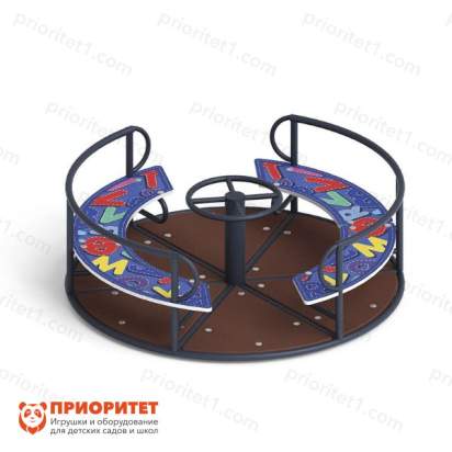 Карусель с рулем (Азбука) для детской площадки