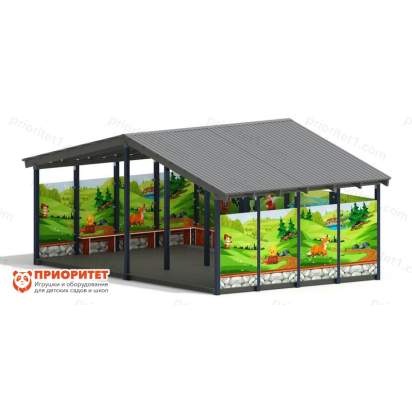 Теневой навес «В гостях у сказки» №1 для детского сада 3