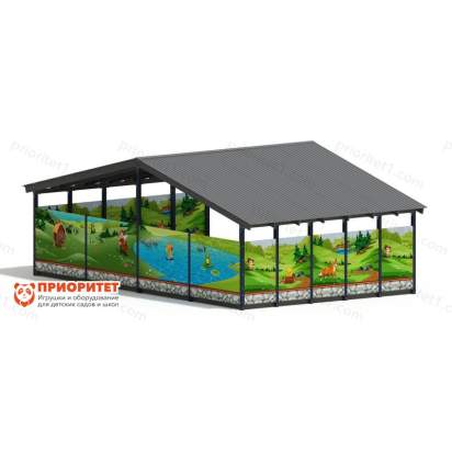 Теневой навес «В гостях у сказки» №2 для детского сада 2