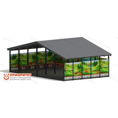 Теневой навес «В гостях у сказки» №2 для детского сада 4