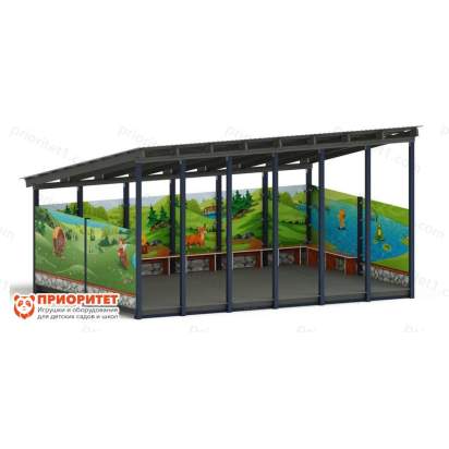Теневой навес «В гостях у сказки» №3 для детского сада