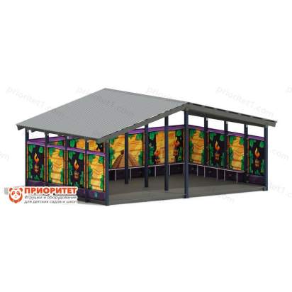 Теневой навес «Волшебный Город» №1 для детского сада 1