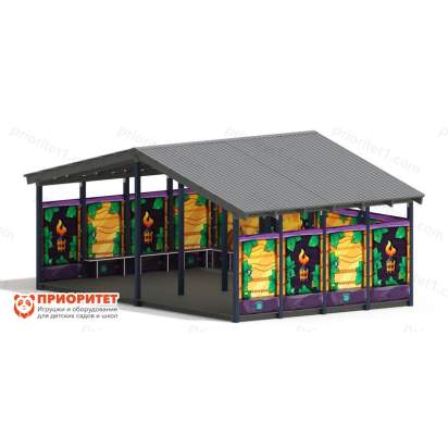 Теневой навес «Волшебный Город» №1 для детского сада 3