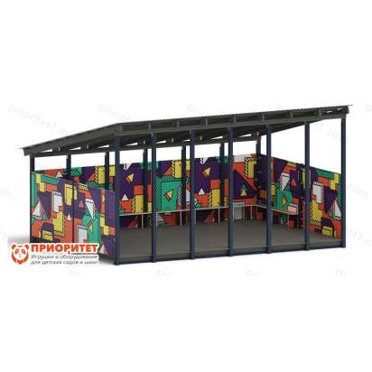 Теневой навес «Геометрия» №3 для детского сада