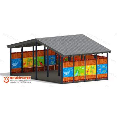 Теневой навес «Карандаши» №1 для детского сада 4