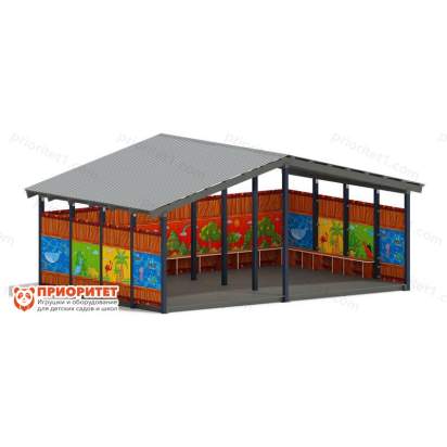Теневой навес «Карандаши» №1 для детского сада