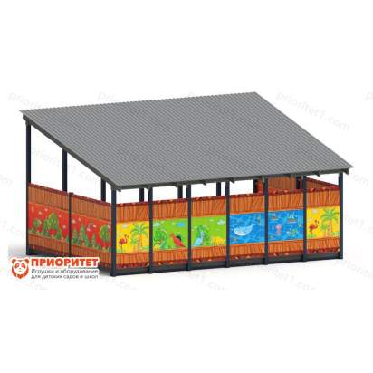 Теневой навес «Карандаши» №3 для детского сада 3