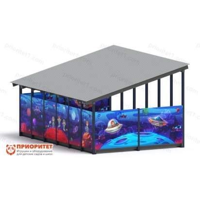 Теневой навес «Космос» №3 для детского сада 2