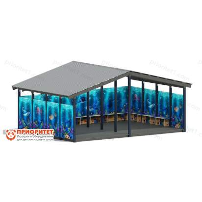 Теневой навес «Морской» №1 для детского сада