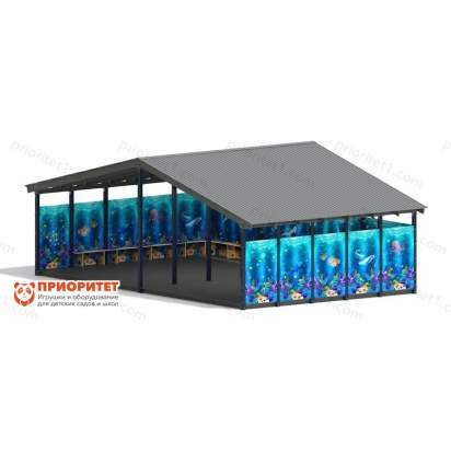 Теневой навес «Морской» №2 для детского сада 4