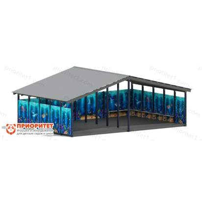Теневой навес «Морской» №2 для детского сада