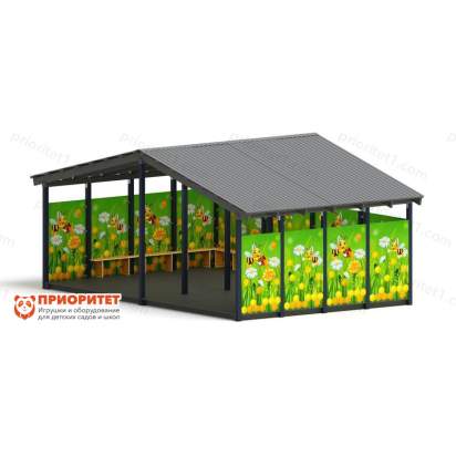 Теневой навес «Пчелка» №1 для детского сада 4