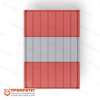 Теневой навес «Спорт» (на 6 тренажеров) для детского сада сверху