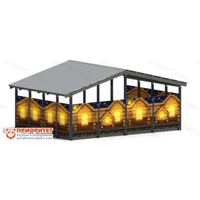 Теневой навес «Эко» №1 для детского сада 3