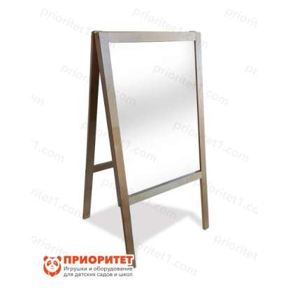 Мольберт напольный с зеркалом «Креативный взгляд» вид сбоку