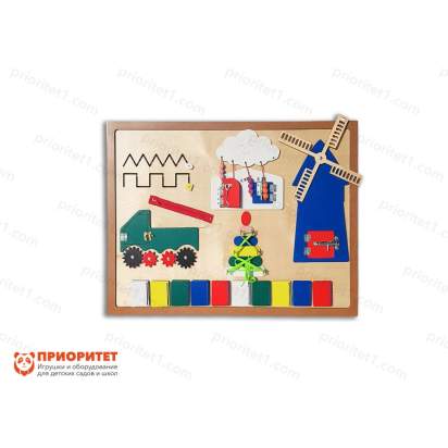 Тактильно-развивающая панель «Родные места»