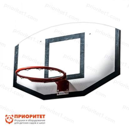 Щит стритбольный фанерный (1250х750mm), цвет разметки черный