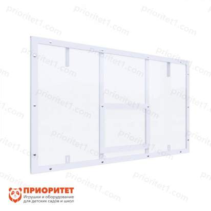 Щит баскетбольный игровой на раме (оргстекло), цвет разметки белый 4