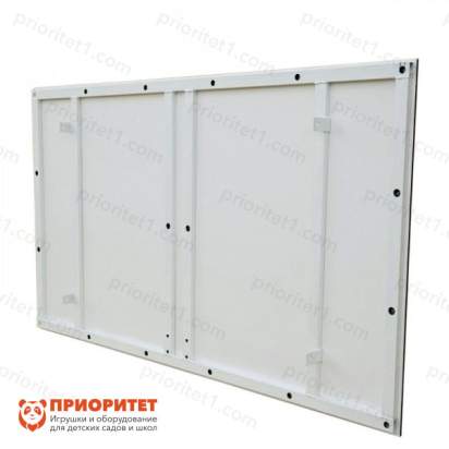 Щит баскетбольный игровой на раме (фанера), цвет разметки черный сзади