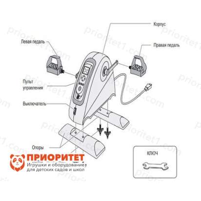 Велотренажер HSM-50CE устройство