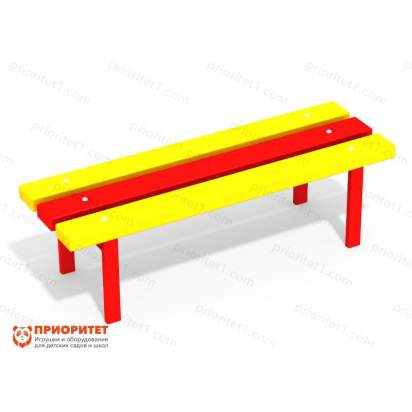 Скамейка детская Радуга для игровой площадки
