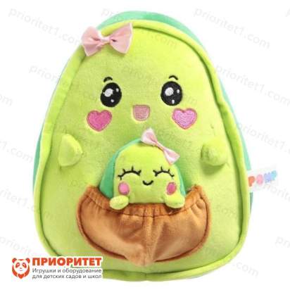 Мягкая игрушка «Авокадо», мама с малышом 24 см