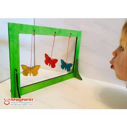 Логопедический дыхательный тренажер «Бабочки», Сенсорика, вид сбоку