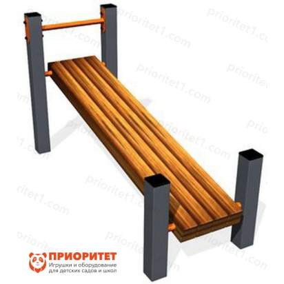 Скамья для пресса уличная наклонная для спортивной площадки